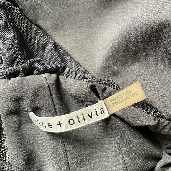 Alice + Olivia Cut Out Plunge Sheath Dress - Picture 6 of 7